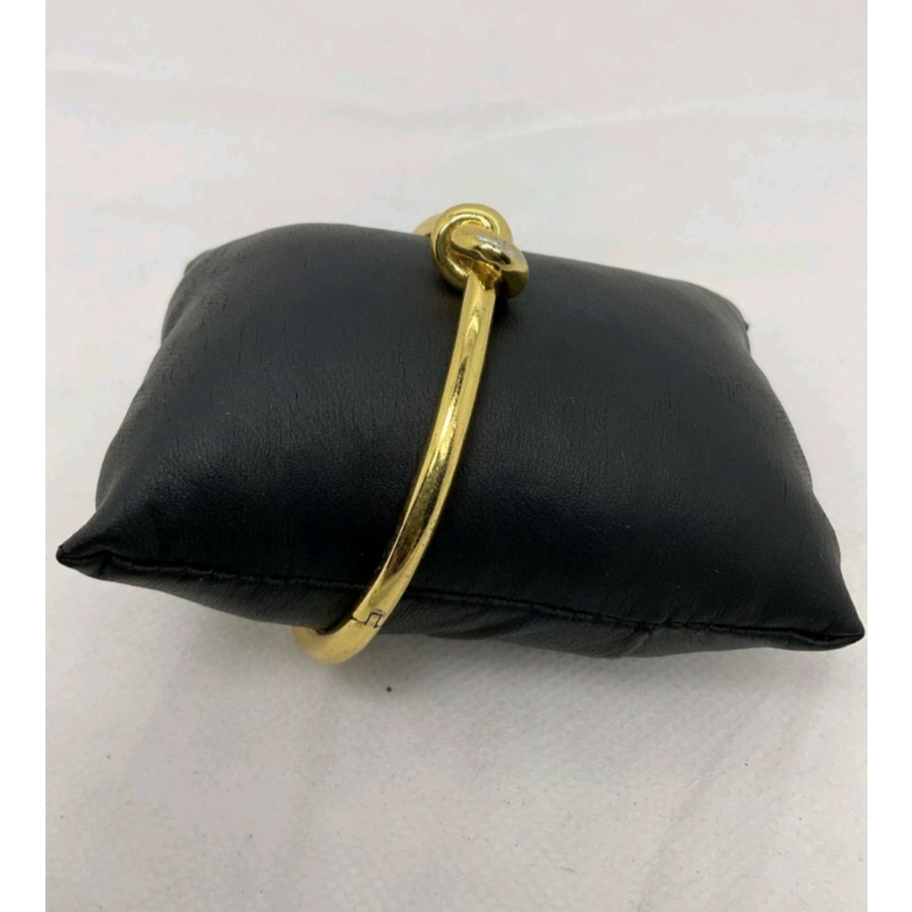 Kate Spade New York Goldtone Knot Bangle Bracelet EUC - Picture 2 of 4
